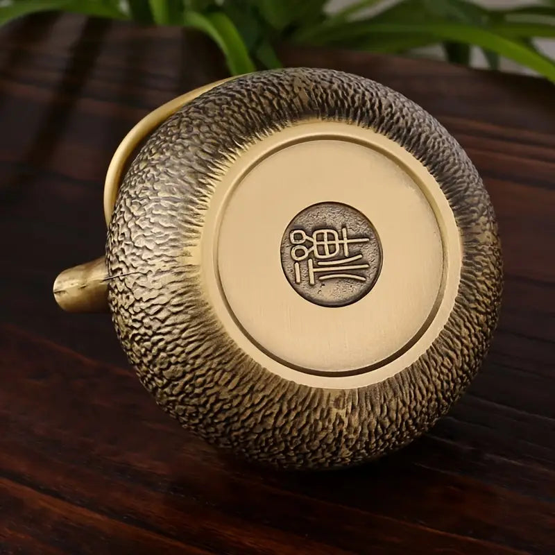 🏺✨ Tetera Premium de Latón Estilo Oriental – Arte y Tradición por Iwachu Design 🫖🌸