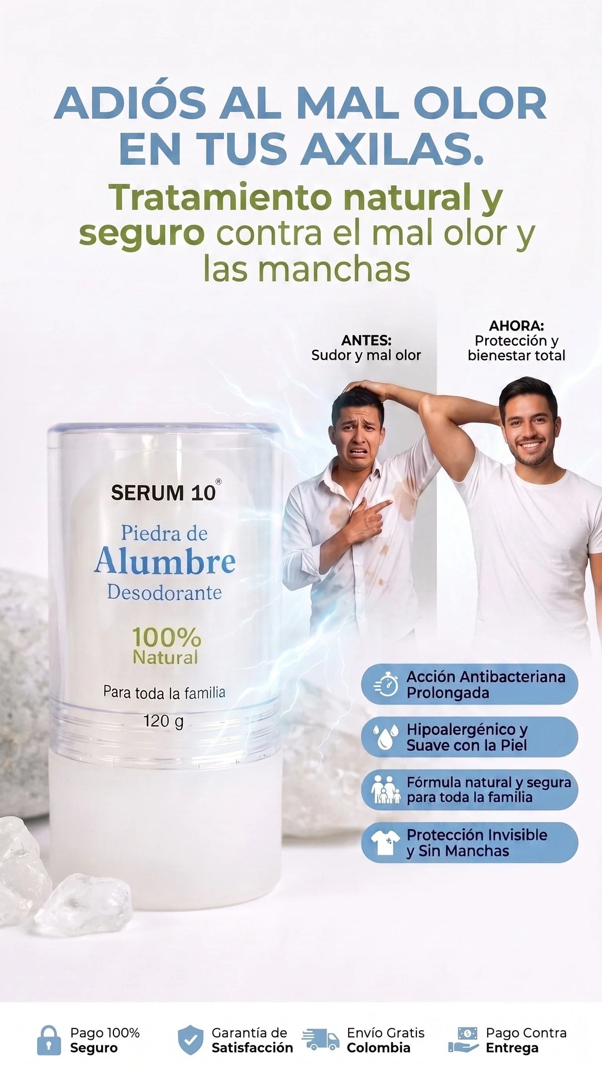 Desodorante Piedra Alumbre 🪨