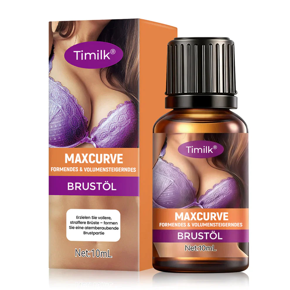 Aceite para el busto MaxCurve para dar forma y aumentar el volumen