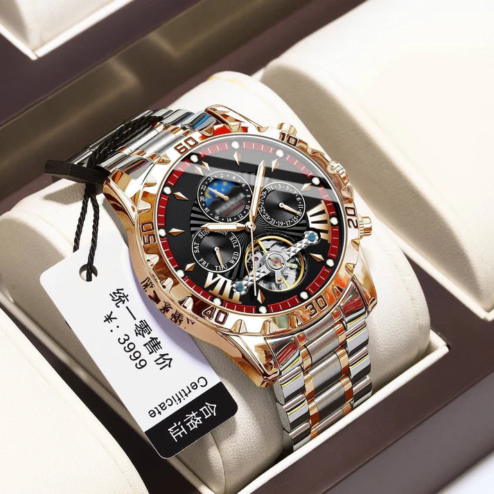 ⌚Reloj mecánico automático, impermeable nuevo de marca suiza