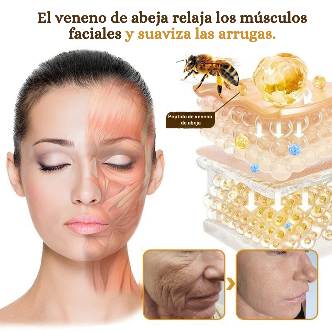 (✅Fabricado Desde Canadá👨⚕️) Crema para eliminar arrugas con veneno de abeja y botox Furzero™