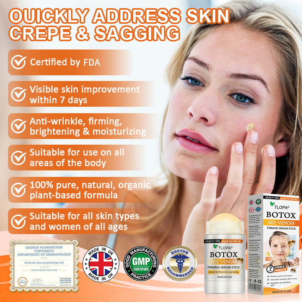 TLOPA® Botox Sérum reafirmante en barra con veneno de abeja (🔥ÚLTIMO DÍA 70% DE DESCUENTO)