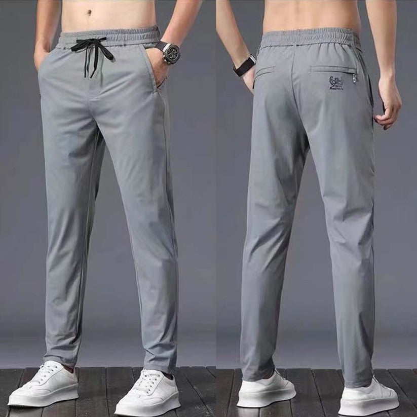 IceFlex™ Activewear - Pantalon tipo jogger, deportivos casuales de seda helada para hombre