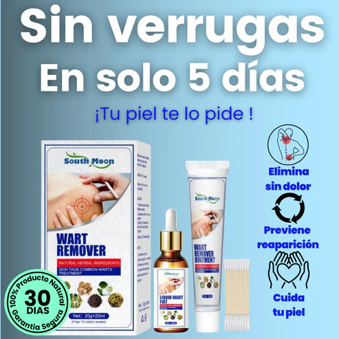 COMBO 2x1 || ELIMINADOR DE VERRUGAS: Serum + crema