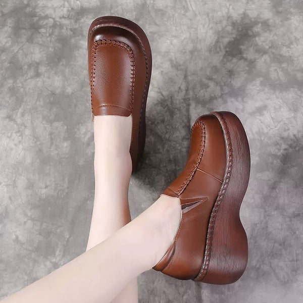 Zapatos ortopédicos con plataforma y suela blanda