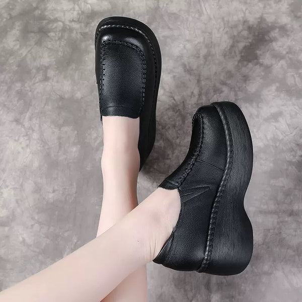 Zapatos ortopédicos con plataforma y suela blanda