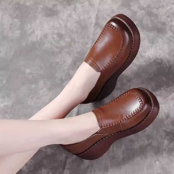 Zapatos ortopédicos con plataforma y suela blanda