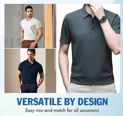 🔥HOT SALE 49% OFF🔥 Camiseta polo de seda🔥