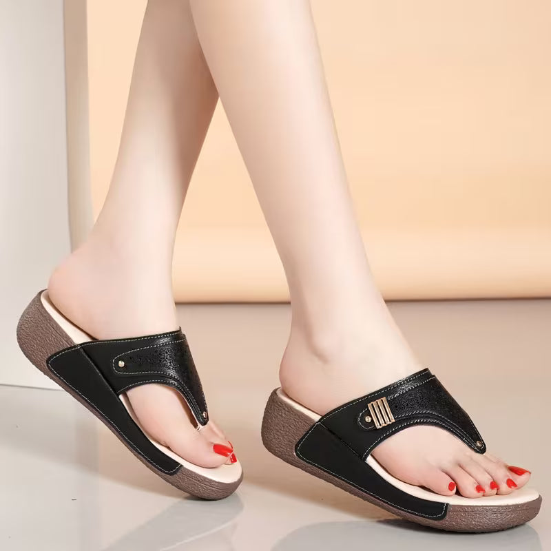 ✨ Mules de Plataforma Gruesa para Mujer