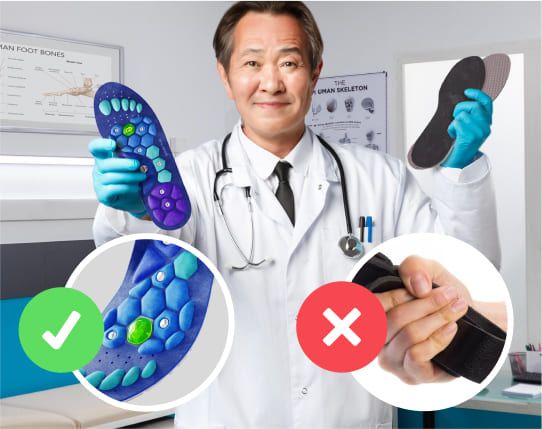 Plantillas magnéticas de acupresión Medidivital™