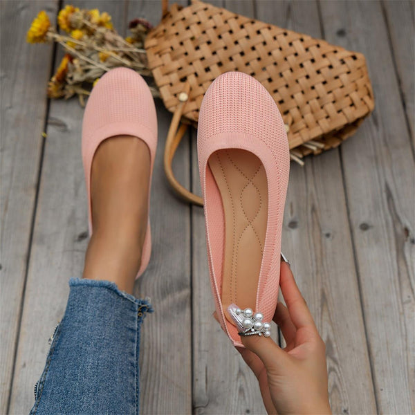 Último día: 50 % de descuento: zapatos casuales cómodos, transpirables, sin cordones, con soporte para el arco y antideslizantes para mujer