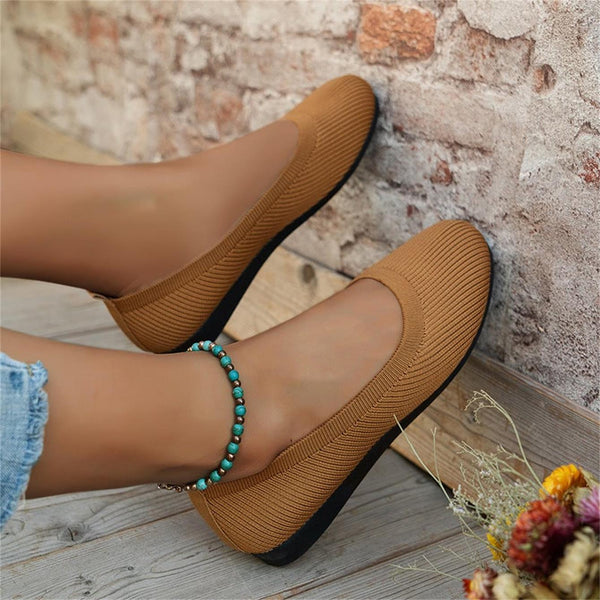 Último día: 50 % de descuento: zapatos casuales cómodos, transpirables, sin cordones, con soporte para el arco y antideslizantes para mujer