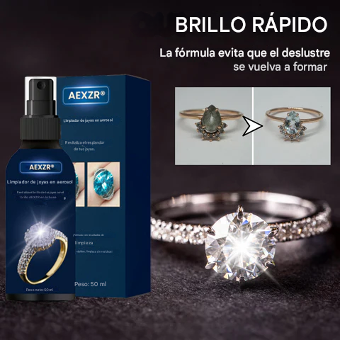 AEXZR® Limpiador de joyas en aerosol