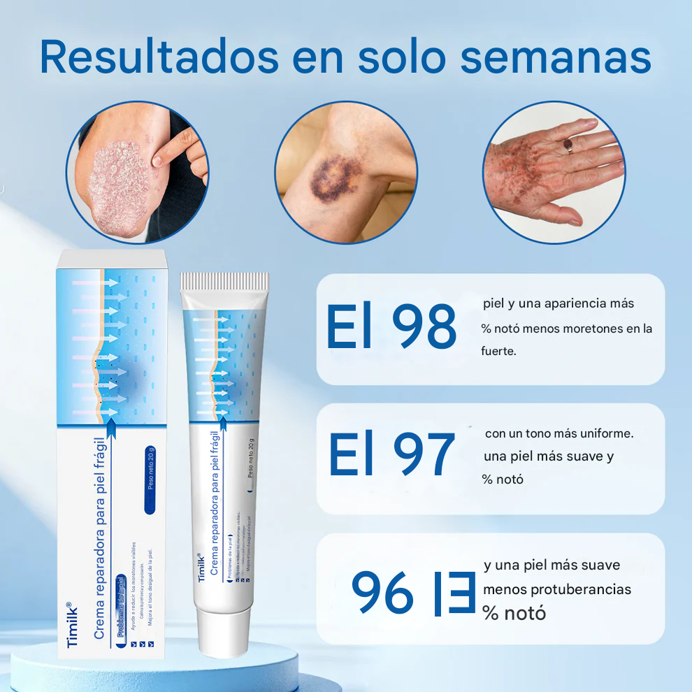 Crema reparadora para pieles frágiles 🛡️🌿 Multireparación para hematomas, sequedad y manchas