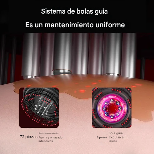 Peine de masaje vibratorio eléctrico