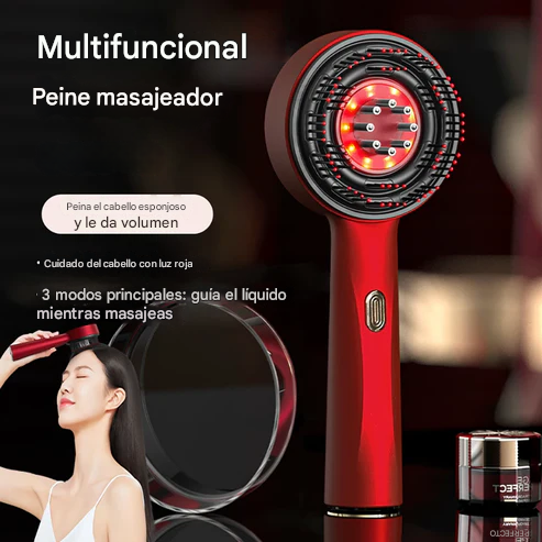 Peine de masaje vibratorio eléctrico