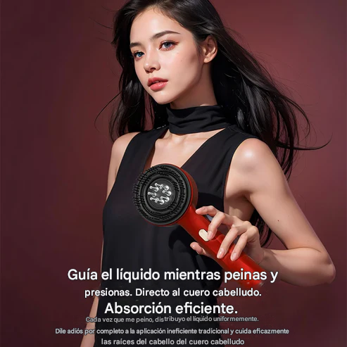 Peine de masaje vibratorio eléctrico