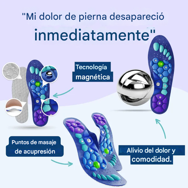 Plantillas magnéticas de acupresión Medidivital™