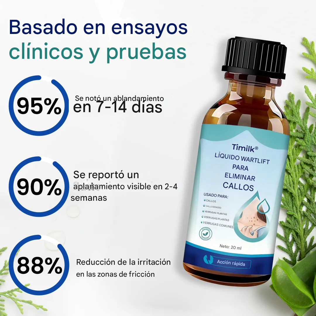 Líquido para eliminar callos Timilk® WartLift🌟 De acción rápida, sin dolor ni irritación