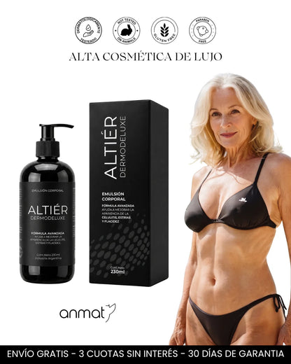 DERMODELUXE – Emulsión Corporal Anticelulitis, Antiflacidez y Efecto Drenante