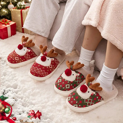 SweetReno™ – Pantuflas Navideñas Antideslizantes y Cálidas