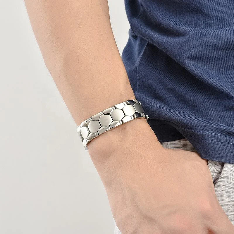 Pulsera de bienestar con imán de cobre Czticle® MagnaCalm Unisex