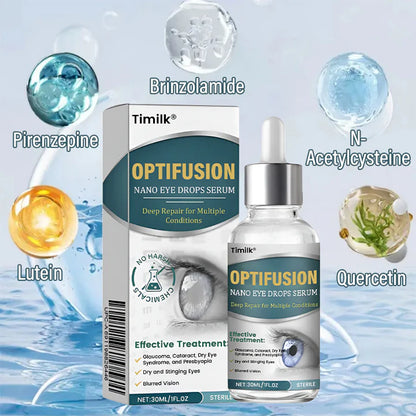 Suero para gotas oftálmicas Timilk® OptiFusion Nano