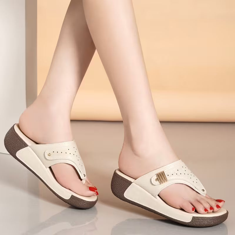 ✨ Mules de Plataforma Gruesa para Mujer