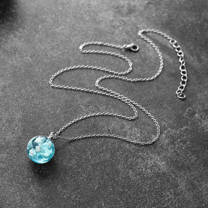 Collar pedacito de cielo (🎁INCLUYE CAJITA REGALO.🎁)