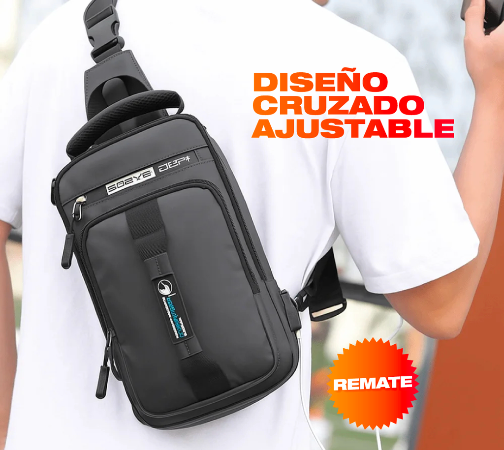 BOLSO CRUZADO CON PUERTO USB
