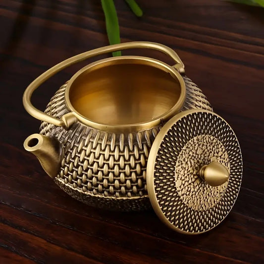 🏺✨ Tetera Premium de Latón Estilo Oriental – Arte y Tradición por Iwachu Design 🫖🌸