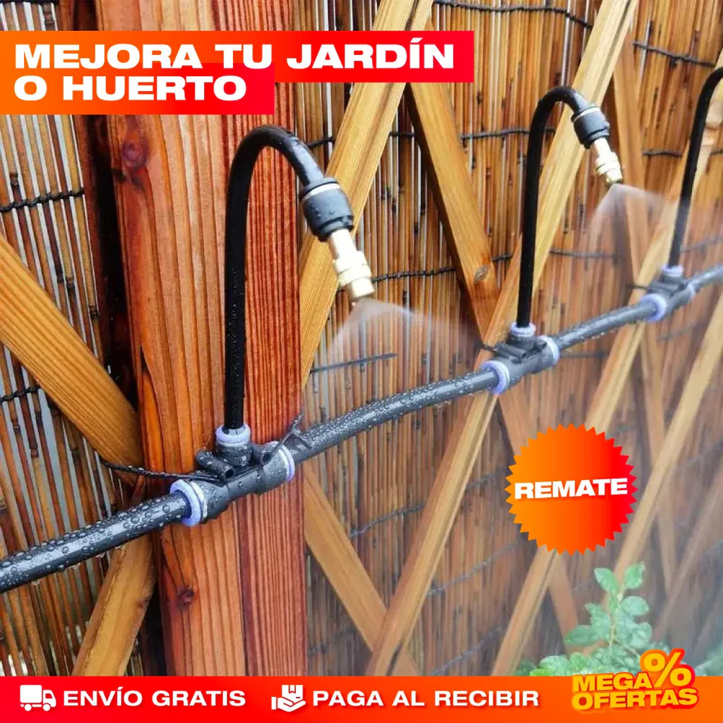 SET X5 RIEGO NEBULIZADOR PARA JARDÍN