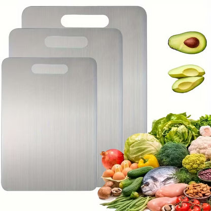 Tabla De Cortar Premium De Acero Inoxidable
