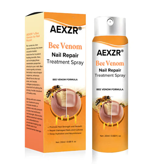 AEXZR® Spray de tratamiento reparador de uñas con veneno de abeja