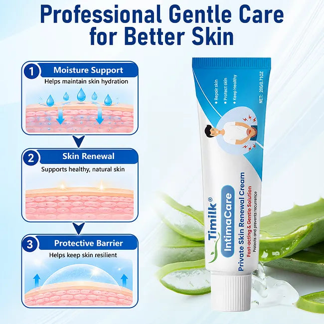 Crema renovadora de la piel íntima Timilk® IntimaCare