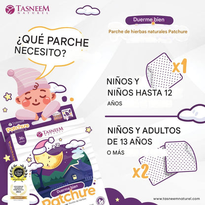 Parche para dormir bien de Tasneem Herbs