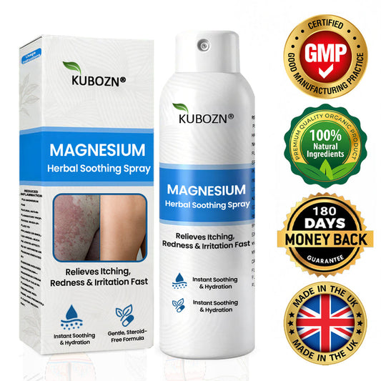 Kubozn® Magnesium Herbal Psoriasis Spray Alivia la psoriasis y el eczema