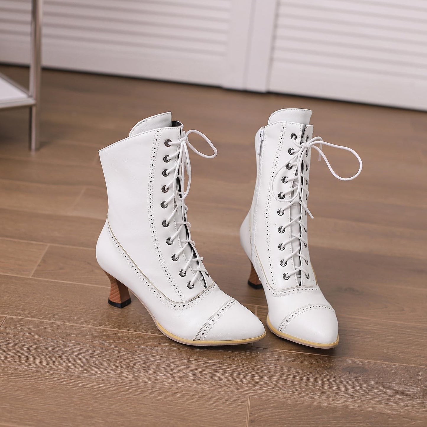 Botas victorianas UP2STEP de moda para otoño/invierno para mujer, estilo vintage