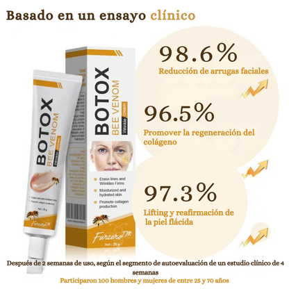 (✅Fabricado Desde Canadá👨‍⚕️) Crema para eliminar arrugas con veneno de abeja y botox Furzero™