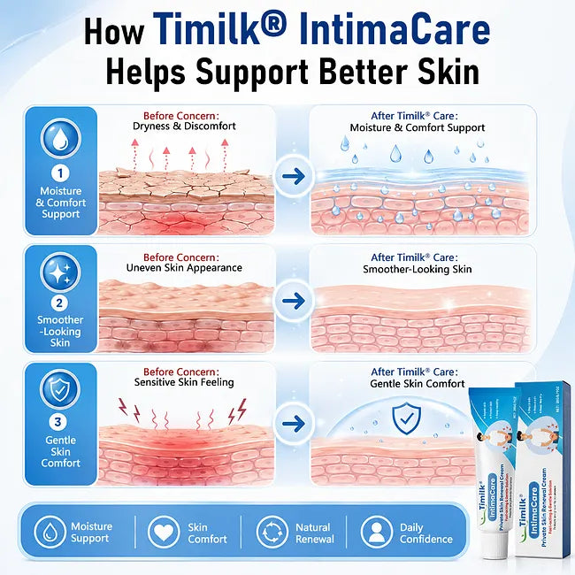 Crema renovadora de la piel íntima Timilk® IntimaCare