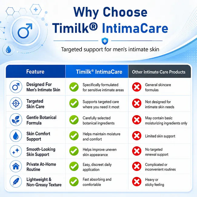 Crema renovadora de la piel íntima Timilk® IntimaCare