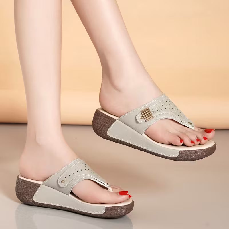 ✨ Mules de Plataforma Gruesa para Mujer