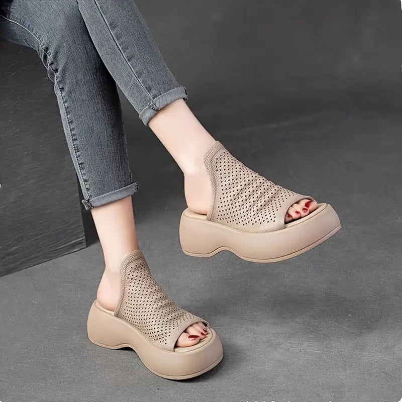 👠 Sandalias de Plataforma Gruesa Antideslizantes