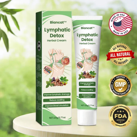 Biancat™ - Crema herbal desintoxicante linfática | ¡Alivia problemas circulatorios en 5 minutos!
