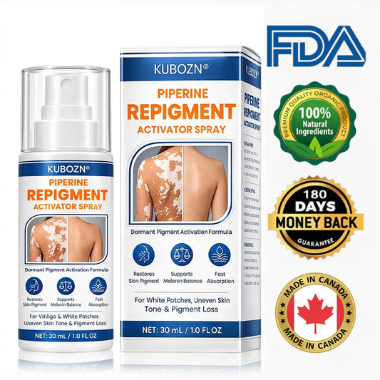 Spray Activador de Repigmento con Piperina para Reactivar las Células Pigmentarias Latentes y Restaurar el Color Natural de la Piel