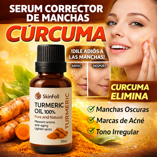 SERUM DE CÚRCUMA, PARA LA PSORIASIS, PICAZÓN Y MANCHAS… ¡ATÁCALO DESDE LA RAÍZ!