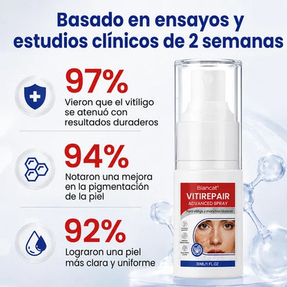 VitiRepair - Spray avanzado para el vitiligo y parches blancos