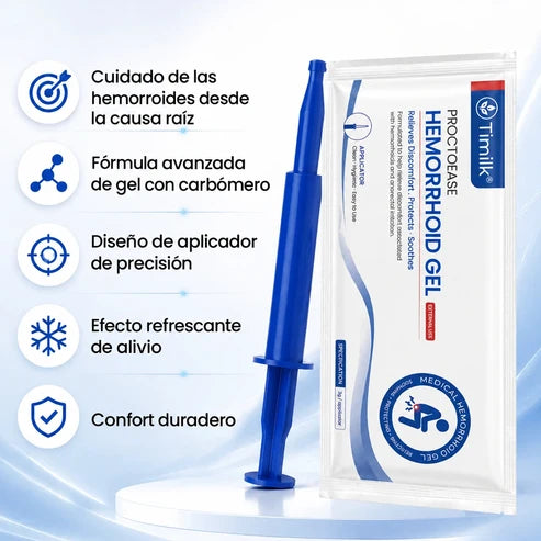 ProctoEase - Gel para hemorroides con barrera protectora avanzada