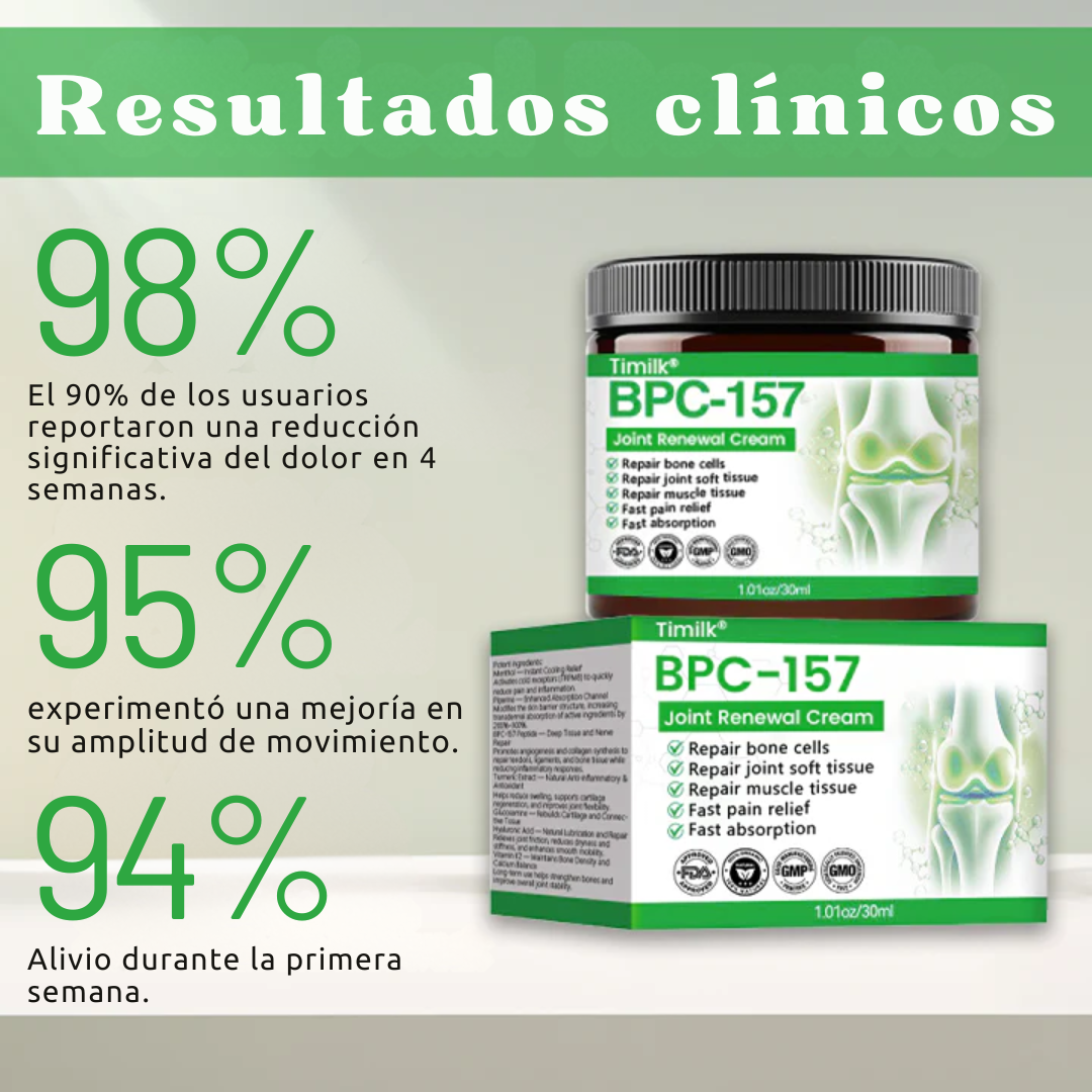 Crema para la regeneración articular Timilk® BPC-157