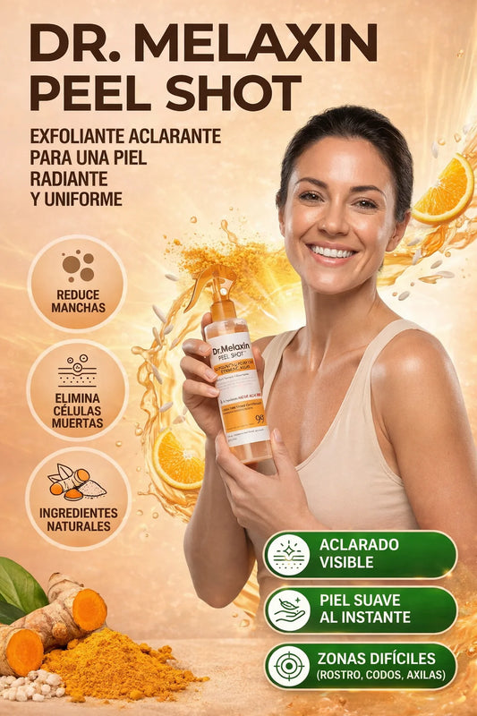 DR. MELAXIN PEEL SHOT™ - SPRAY COREANO EXFOLIANTE CORPORAL + ENVÍO GRATIS
